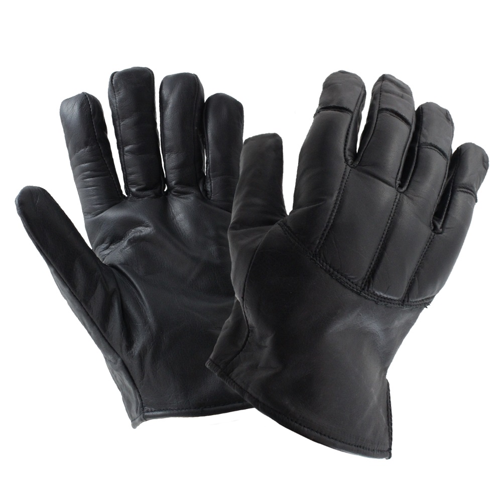 Leather Gloves With Knuckle Protection