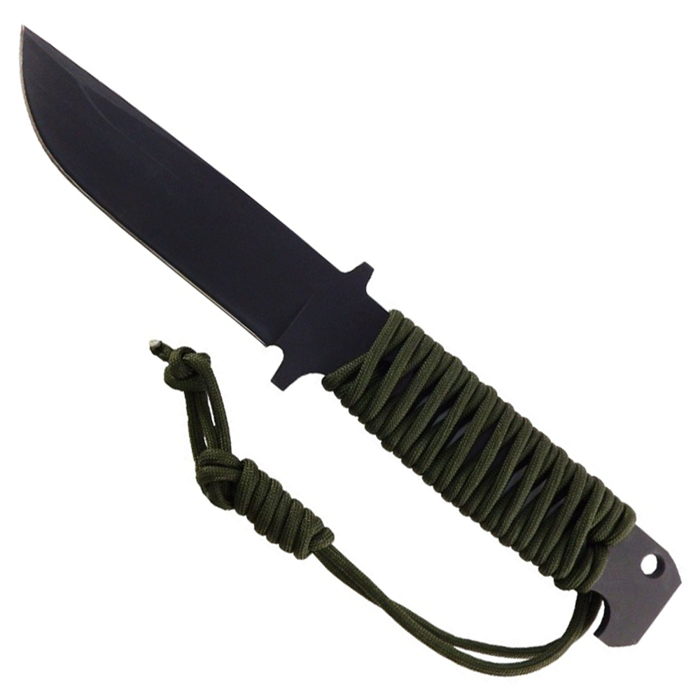 Vulpine Paracord Wrapped Handle Fixed Knife Golden Plaza