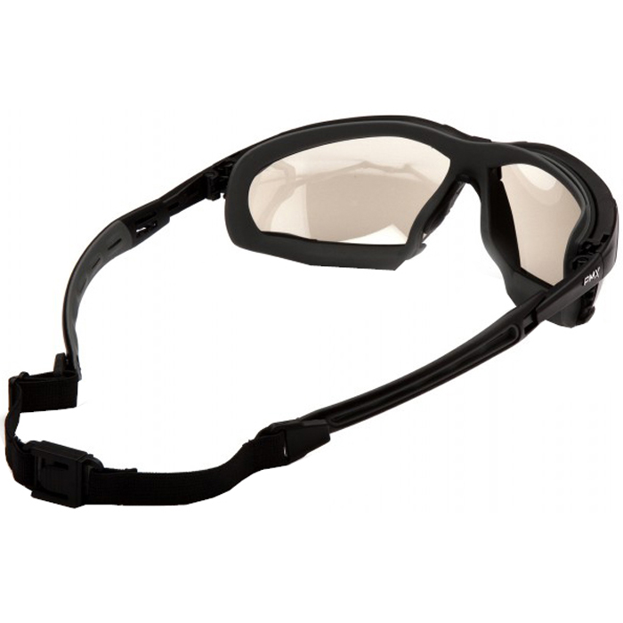 Pyramex Isotope Indoor/Outdoor Anti-Fog Lens with Black Frame | Golden ...