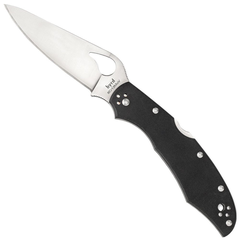 Byrd Cara Cara 2 G 10 Handle Folding Blade Knife Black 