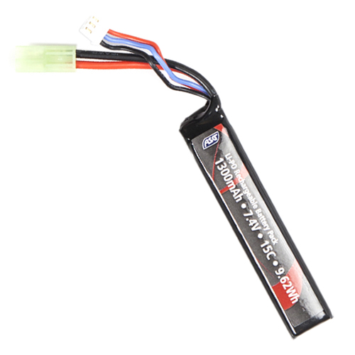 Stock Tube LI-PO 7.4V 1300mAh Battery - 15C | Golden Plaza