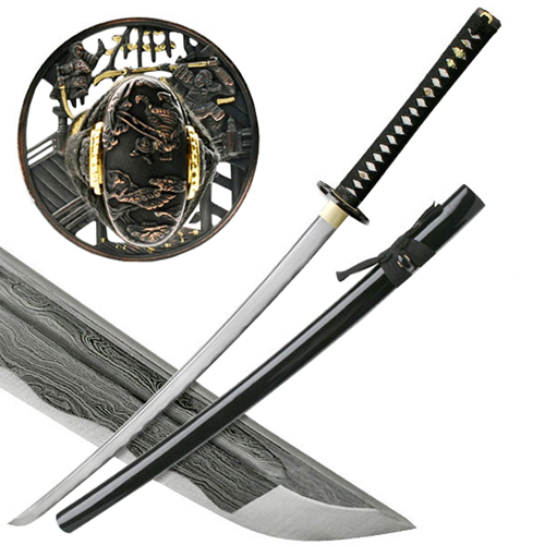 Ten Ryu MAZ-400 Blade W/ Blood Groove Samurai Sword | Wholesale ...